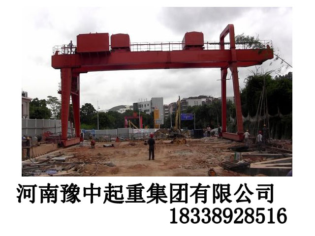 河北保定地铁龙门吊 冶金电动单梁桥式起重机