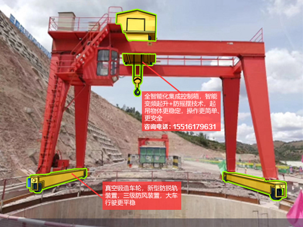 广西钦州龙门吊厂家龙门吊室外场合工作